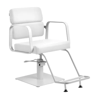 Hairdressing Chair Gabbiano Porto, White