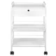 Giovanni 1019A Cosmetic Table with Drawer, White