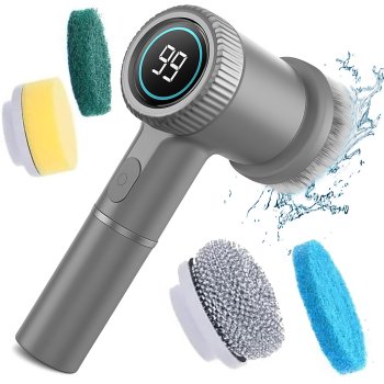 Belaidis elektrinis valymo šepetys 5-in-1