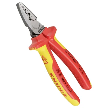 Užspaudimo replės antgaliams Knipex 97 78 180, 180 mm
