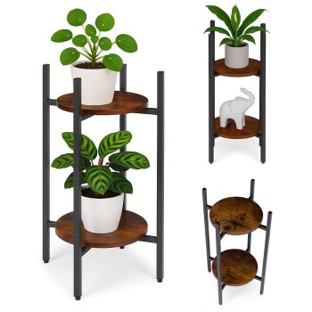 ModernHome 2-Tier Plant Stand, Loft Style