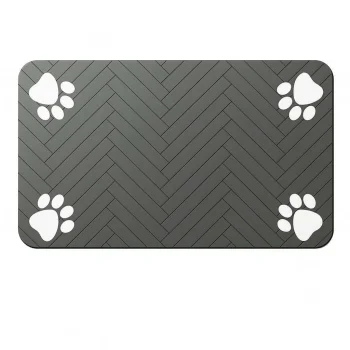 Pet Feeding Mat 30x50 cm, Grey