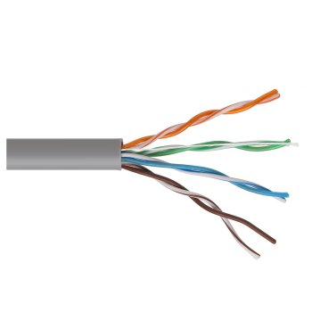 Tinklo kabelis Maclean MCTV-579 UTP Cat 5e, CCA, 100m, pilkas