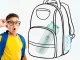 Kids Water Bottle 500ml, Leak Proof Reusable Bottle for School and Preschool, Green