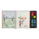 Fingerprints coloring book painting activity, 64 p. + stamps