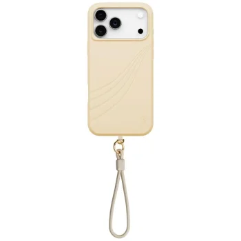 Uniq Coehl Serina dėklas iPhone 17 Pro Max telefonui su magnetiniu įkrovimu, smėlio sp.