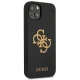 Guess iPhone 13 / 14 / 15 Case Silicone 4G Logo, Black