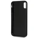 BMW Signature Carbon dėklas iPhone XS Max telefonui, juodas