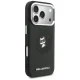 Karl Lagerfeld Point & Choupette Sketch MagSafe dėklas iPhone 17 Pro telefonui, juodas