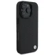 BMW iPhone 16 Pro Max dėklas Signature Leather Diamond, juodas
