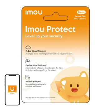 Imou Protect Basic metinė prenumerata (1 kamerai)