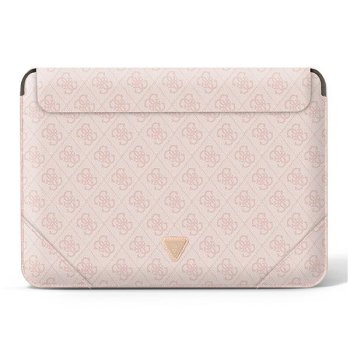 Guess 4G Uptown Triangle 13-14" nešiojamojo kompiuterio dėklas, rožinis