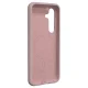 Dėklas Etteri Silicone Mag skirtas Samsung Galaxy S25, šviesiai rožinis