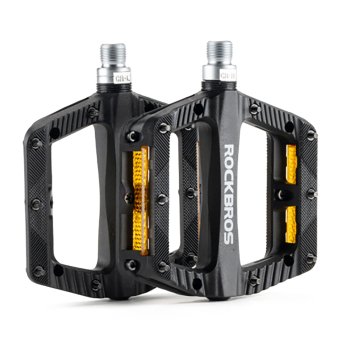 Dviračio pedalai Rockbros BP2501 - juodi
