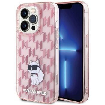 Karl Lagerfeld iPhone 15 Pro Max Case Monogram Choupette, Pink