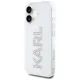 Karl Lagerfeld IML Rhinestones Logo dėklas, skirtas iPhone 16, skaidrus