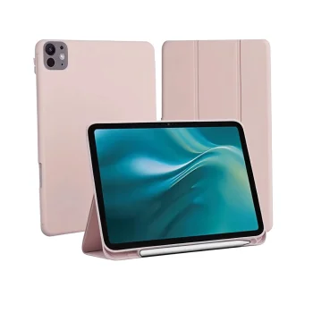 Etteri dėklas planšetei Apple iPad Pro 2024 11", šviesiai rožinis