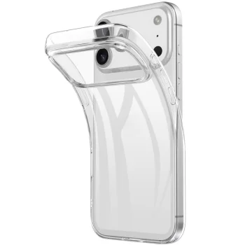 Dėklas iPhone 18 Pro Max / 17 Pro Max, TPU, skaidrus