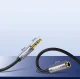 Ugreen AV118 3.5 mm garso ilginimo laidas (M/F), 1 m, sidabrinis