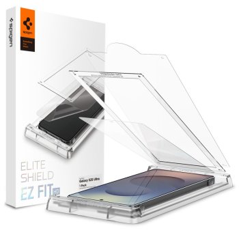Spigen Elite Shield EZ FIT Hybrid Glass for Samsung Galaxy S25 Ultra Transparent