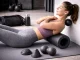 Masažinių volų rinkinys 5in1 iš EPP putplasčio su duoball ir kamuoliuku, juodas
