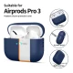 Tech-Protect silikoninis dėklas AirPods Pro 3 ausinėms, tamsiai mėlynas