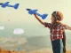 Blue Aircraft Styropian Glide 47cm