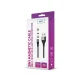 Setty 3 in 1 magnetinis USB laidas (Micro USB / Type-C / Lightning), 1.0 m, 2A, juodas