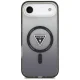 Guess IML Gradient Triangle Logo MagSafe dėklas telefonui iPhone Air, juodas