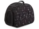 Pet carrier bag for dog, cat, rabbit, 40x33x27.5 cm, black