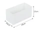 Apatinio trikotaŲo ir liemenėlių organizatorius, 28x14x13 cm, baltas