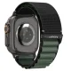 Spigen WBF1 dirželis Apple Watch 44 / 45 / 46 / 49 mm, juoda ir žalia