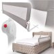 Fold Down Safety Bed Rail Guard 200 cm, Grey