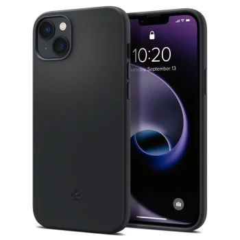 Spigen Silicone Fit Mag dėklas su MagSafe skirtas iPhone 14 Plus - Juodas