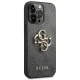 Guess 4G Big Metal Logo Case for iPhone 14 Pro Max Gray