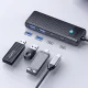 Orico PAPW2AC-C3 USB-C šakotuvas, 2x USB-A 3.0, 2x USB-C, juodas