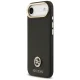 Dėklas Guess Grained Strass Logo MagSafe, skirtas iPhone Air, juodas