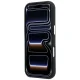 Karl Lagerfeld Saffiano dėklas telefonui iPhone 18 Pro / 17 Pro, Karl & Choupette, juodas