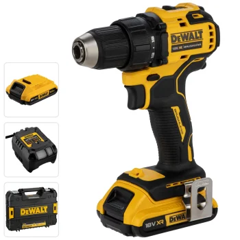 Akumuliatorinis gręžtuvas-suktuvas DeWalt DCD708D2T-QW 18V 2x 2.0 Ah