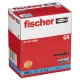 Fischer GK gipso kartono kaiščiai, 22 mm, 100 vnt., pilki