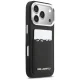 Karl Lagerfeld Karl & Choupette dėklas su kišene iPhone 17 Pro Max, juodas