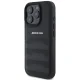 Mercedes-Benz iPhone 16 Pro Max dėklas AMG Leather Debossed Lines, juodas