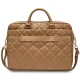 Nešiojamojo kompiuterio krepšys Guess Quilted 4G iki 16\", rudas