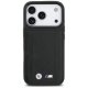 BMW dėklas iPhone 17 Pro telefonui M Quilted Logo MagSafe, juodas