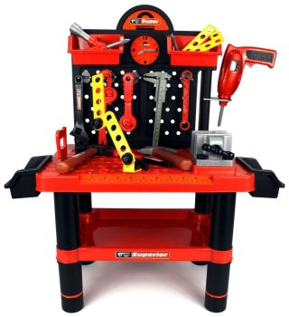 Multistore Kids Tool Workbench Superior, 52 Accessories