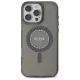 Guess dėklas iPhone 16 Pro Max telefonui IML Rhinestones MagSafe, juodas