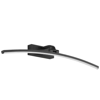 LED Arch Wall Sconce 60cm Neutral Light, Black