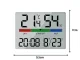 Electronic weather station with thermometer, hygrometer, LCD display, white