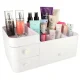 Large Cosmetics and Jewelry Organizer with Drawers, White