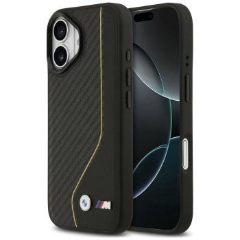 BMW M Carbon MagSafe dėklas telefonui iPhone 17, geltonas
